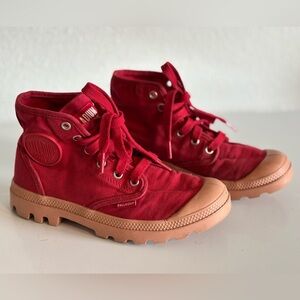 Palladium Pampa Canvas Vegan
Varsity High Top Sneakers Boots Youth 4.5 Eur 37